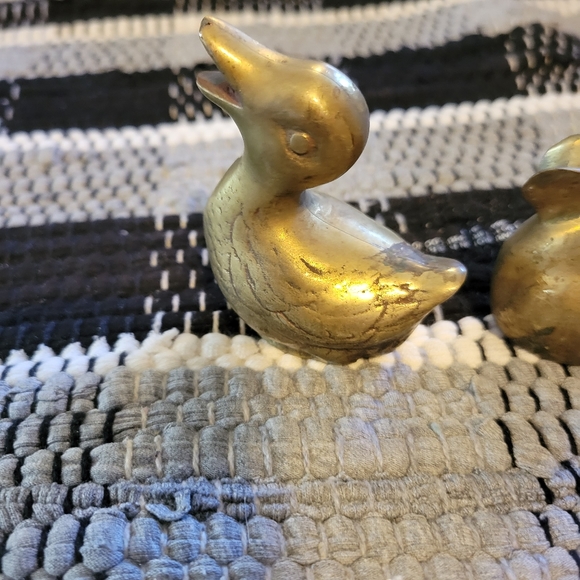 Vintage Brass Duckling and Mouse - Picture 3 of 8